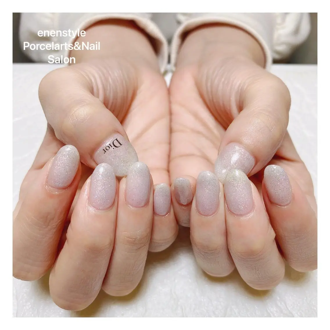 ミディアム ネイル 🐾enen style 🐾のネイルデザイン