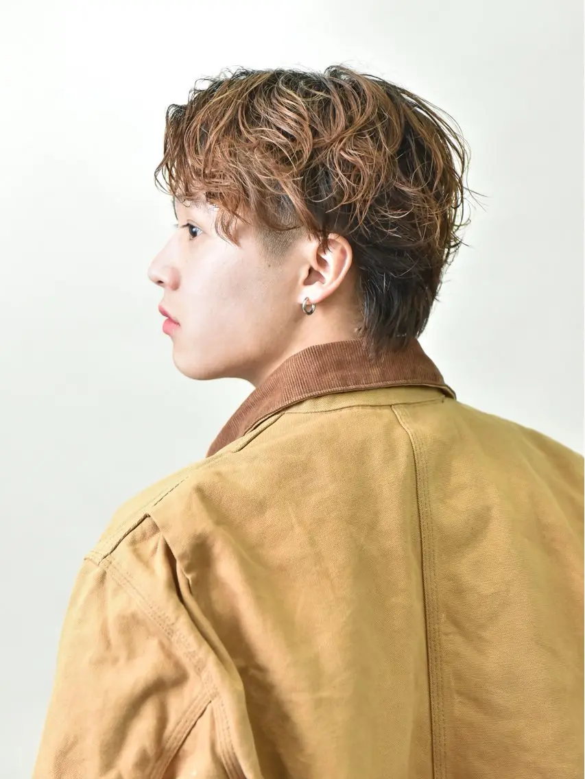 ショート パーマ メンズ メンズパーマ ニュアンスパーマ 🦖ノザワ リンカ🦖のヘアスタイル