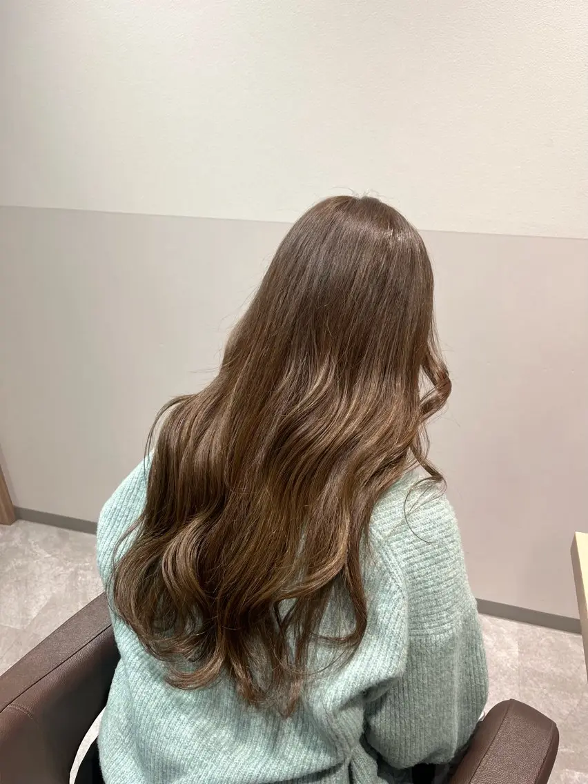 ロング 大宮レイヤーカット× 透明感カラー　rioのヘアスタイル