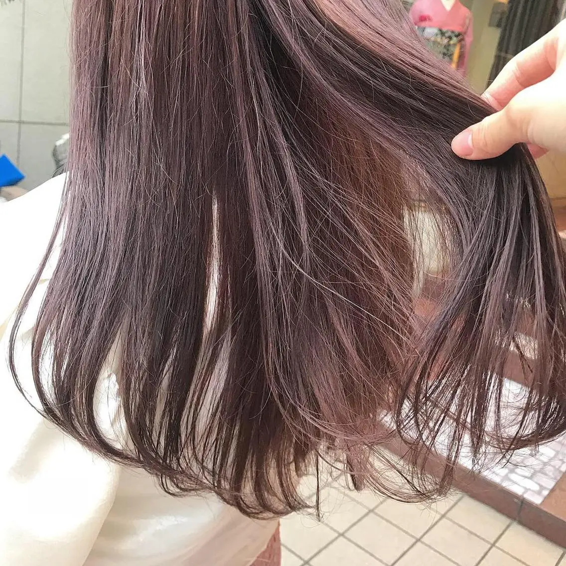 ロング カラー ヘアカラー 似合わせ提案サラ艶♡ 彩華のヘアスタイル