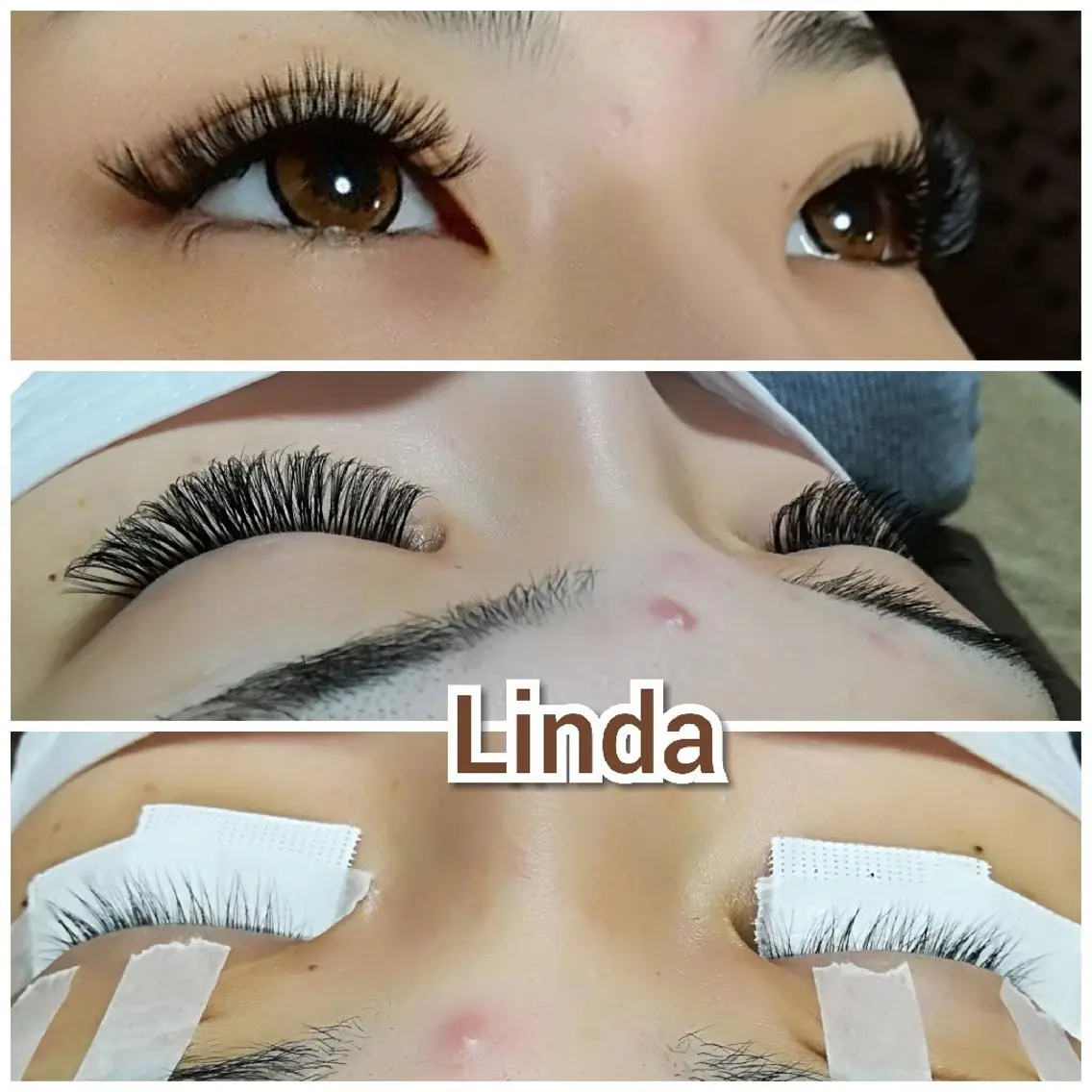 マツエク・マツパ 付け放題 ボリュームラッシュ linda lashesのマツエク・マツパデザイン