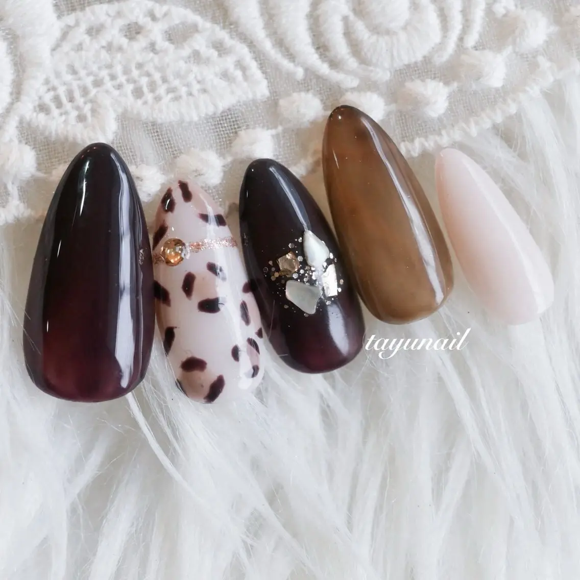 ネイル アートネイル ジェルネイル パラジェル ネイルサロン 【たゆnail】小中のネイルデザイン