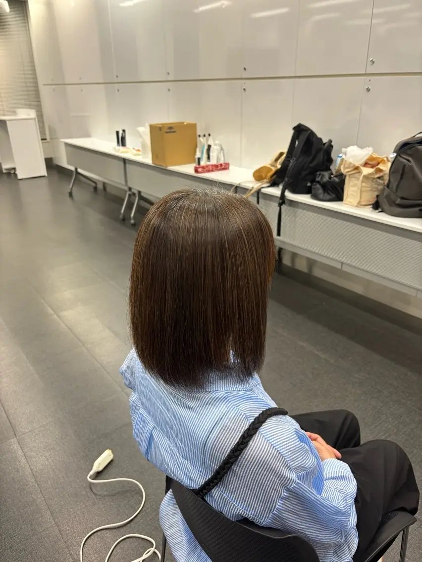 ショート カラー ヘアカラー 小林蒼太 梅田モデル募集のヘアスタイル