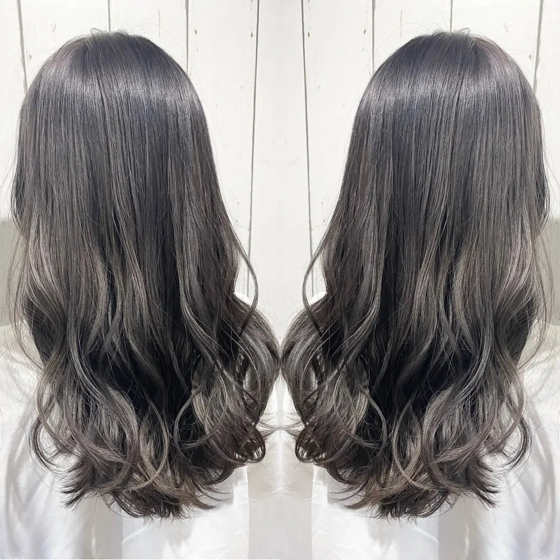 セミロング カラー パーマ ヘアアレンジ アディクシーカラー アッシュ バレイヤージュ ベージュカラー ブリーチ カット ヘアカラー トリートメント 👑指名率No.1 👑坂口飛翔のヘアスタイル