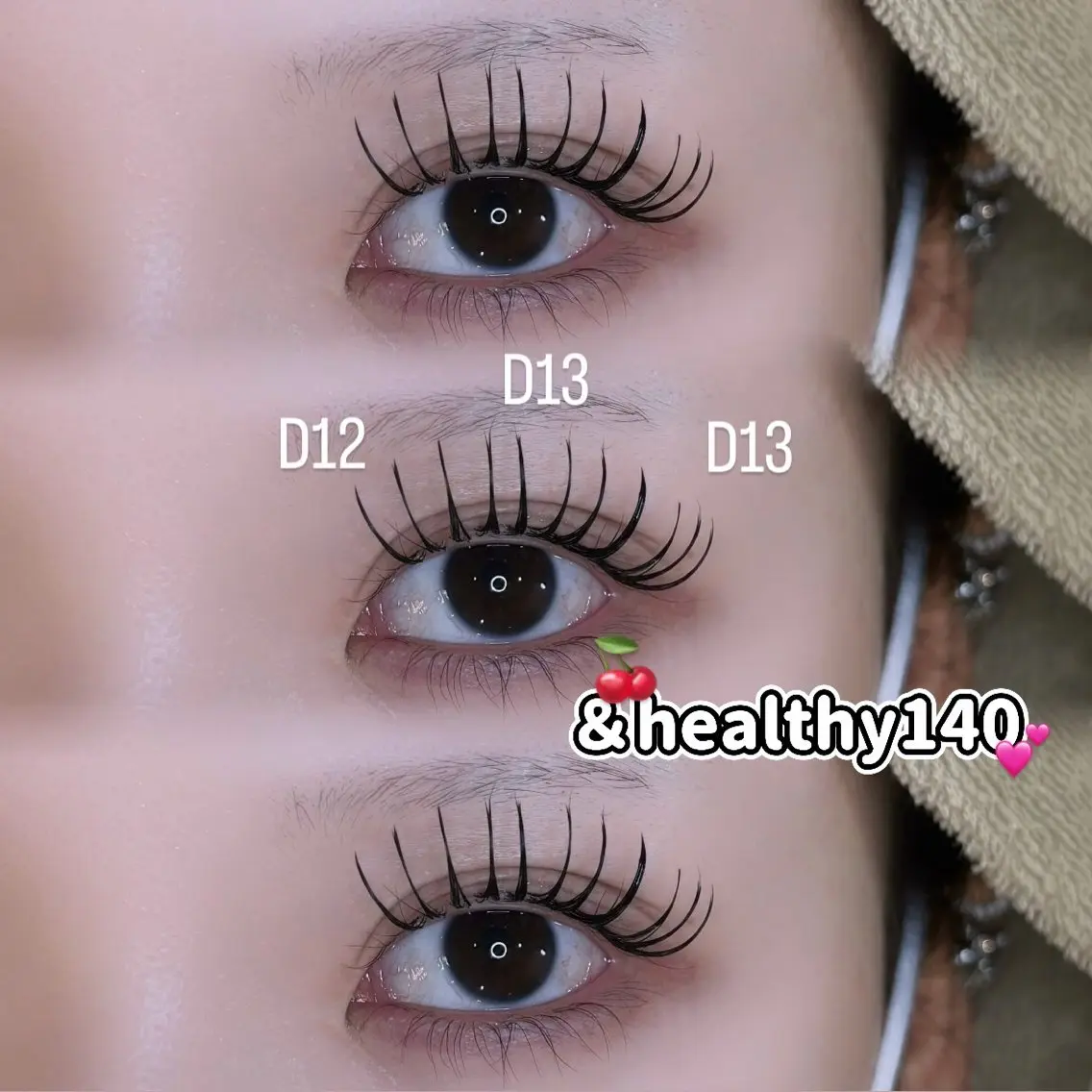 【&Healthyモデル】フラットラッシュ100本×まつ毛パーマ※オフありの場合メッセージお願いしますの写真