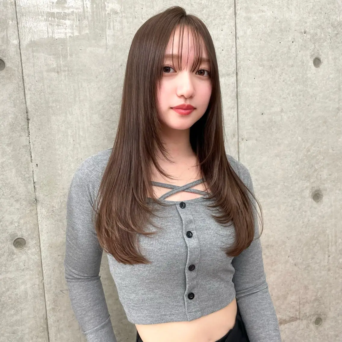 ロング カラー カット ヘアカラー トリートメント 韓国ヘア🇰🇷 レイヤー/芝春樹のヘアスタイル