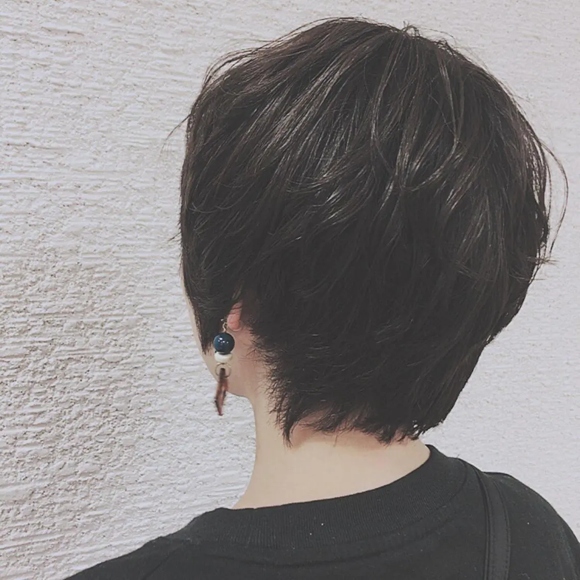 ショート カラー アッシュ 盛れるレイヤーカット 得意🌹井上美沙のヘアスタイル