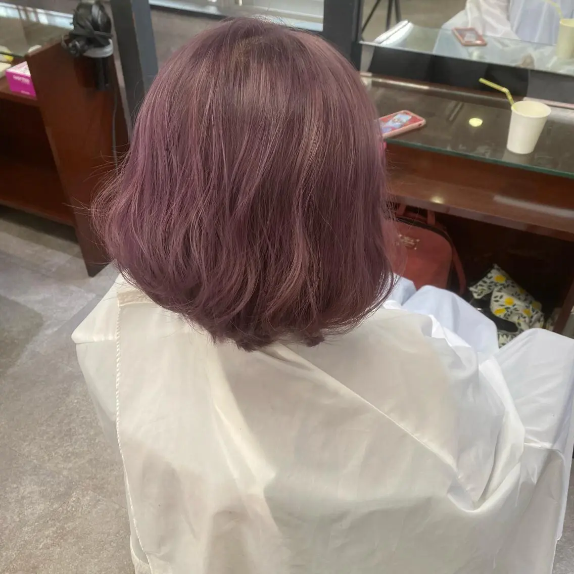 ミディアム カラー ヘアカラー シールエクステ特化 ハイトーン、NANAのヘアスタイル