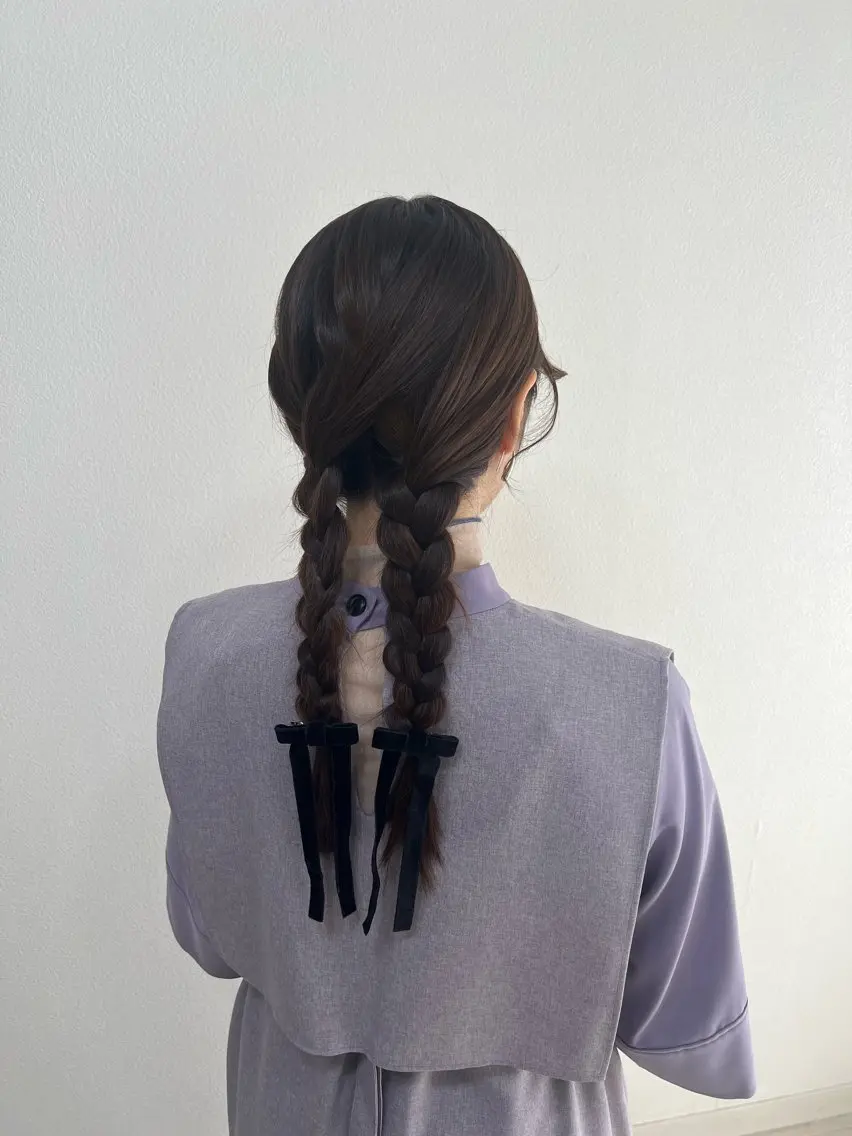 ロング ヘアアレンジ 大羅 海比のヘアスタイル