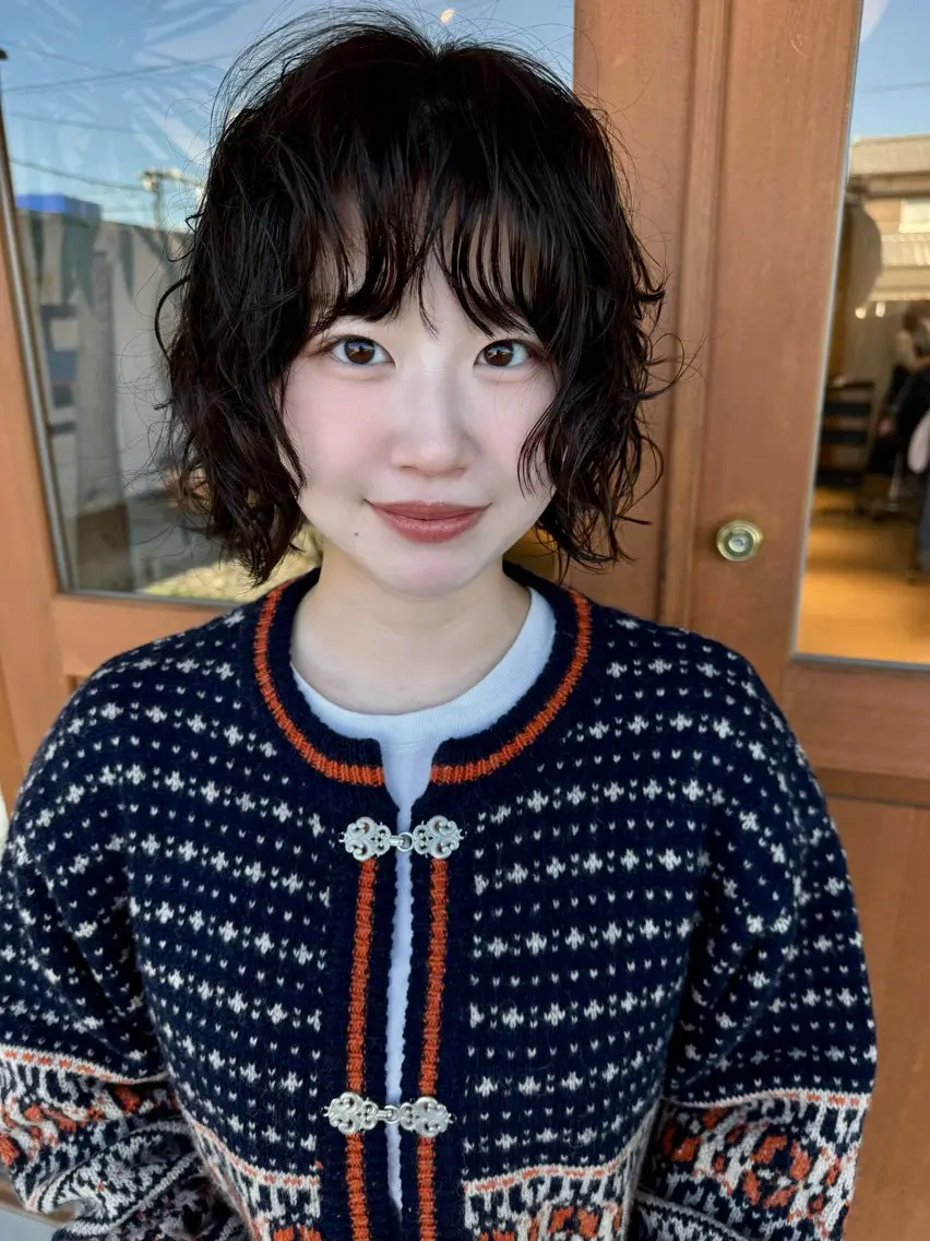 ショート パーマ 中嶋勇太/ショート/ カット/三重県松阪市のヘアスタイル