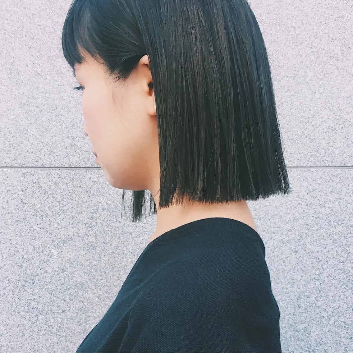 ミディアム カラー ヘアアレンジ 切りっぱなしボブ ボブ 酒井 麻里のヘアスタイル