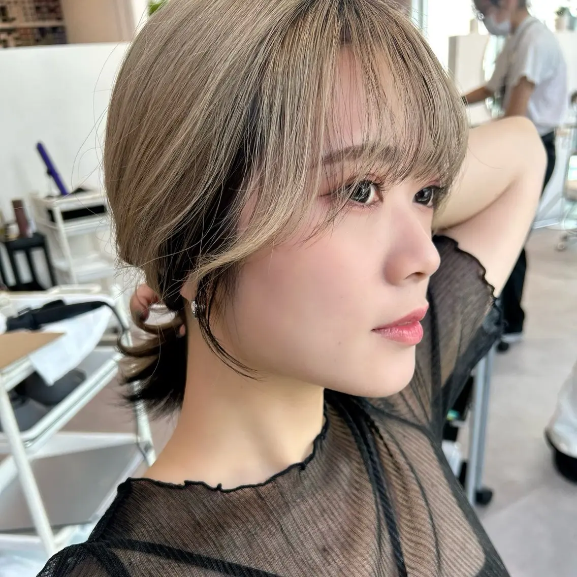 《期間限定⚠️》前髪➕顔周りカット✂︎の写真