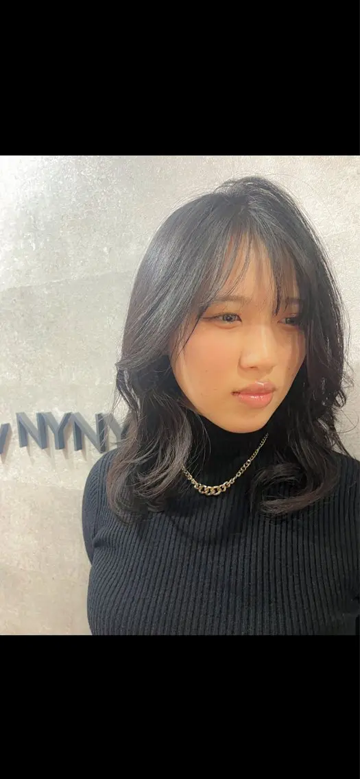 ミディアム カット ヘアカラー Grow by NYNY 田代 紀恵のヘアスタイル