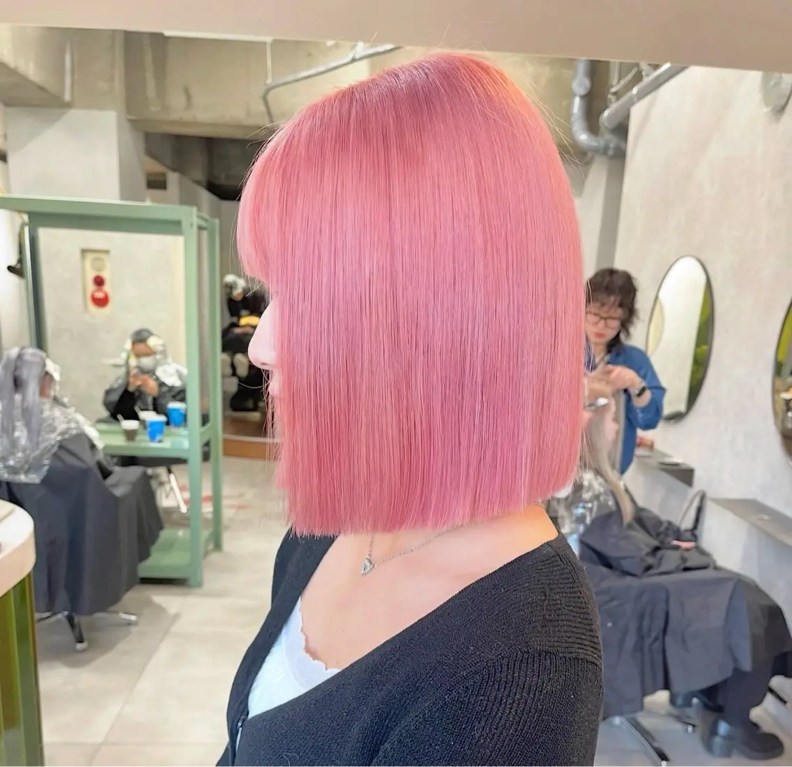 ショート ハイトーン/梅田/ sakuraのヘアスタイル