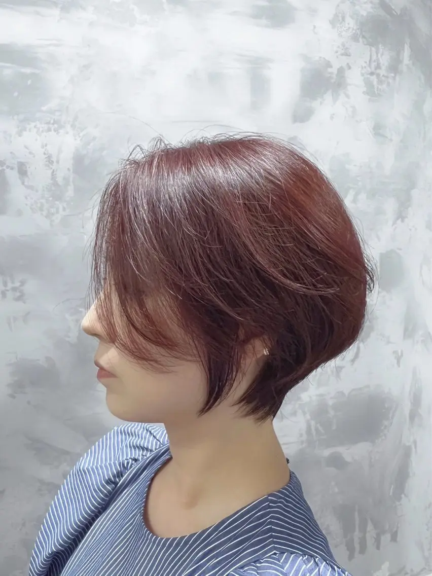 ミディアム カラー パーマ ヘアアレンジ ブリーチ ケアブリーチ ダブルカラー イヤリングカラー ハイライトカラー カット ヘアカラー トリートメント newi ナカノのヘアスタイル