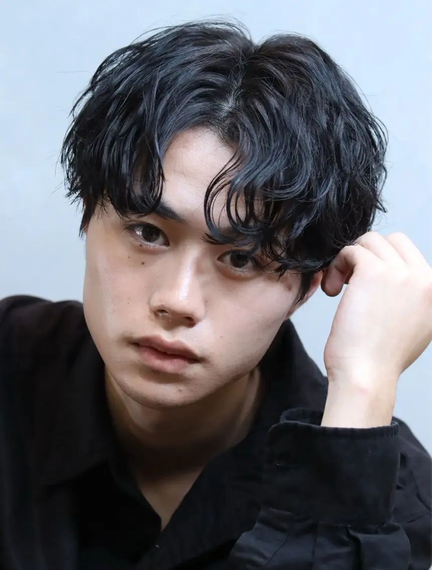 波巻きパーマ＋眉カット＋ケア付き【ZEROパーマ】【1日1名限定✨️】の写真