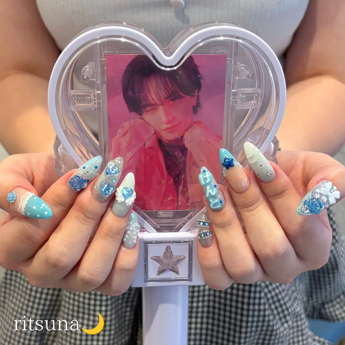 ネイル ハンドネイル ritsuna🌙 nail 堺筋本町のネイルデザイン
