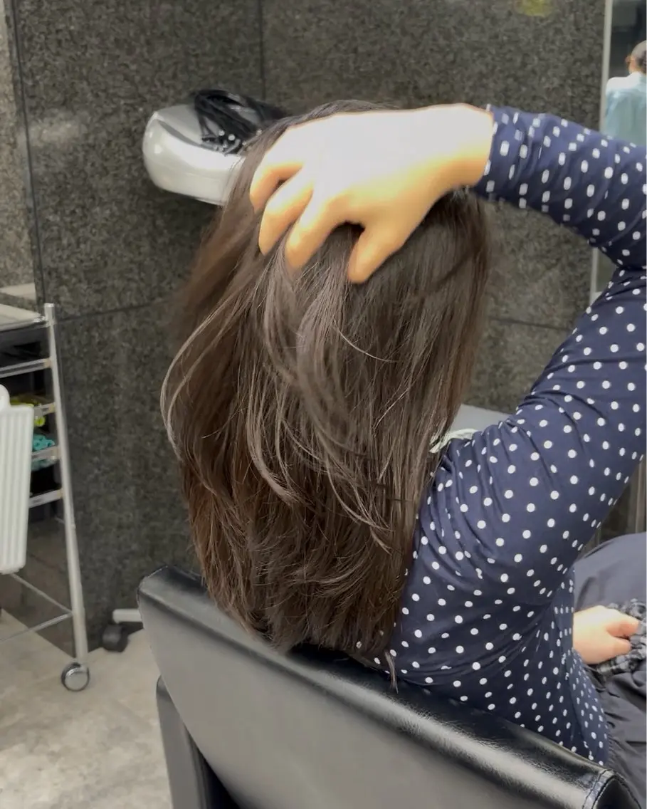 セミロング レイヤーカット カット トリートメント 艶カラー/レイヤー/ 似合せ/ Fureaのヘアスタイル