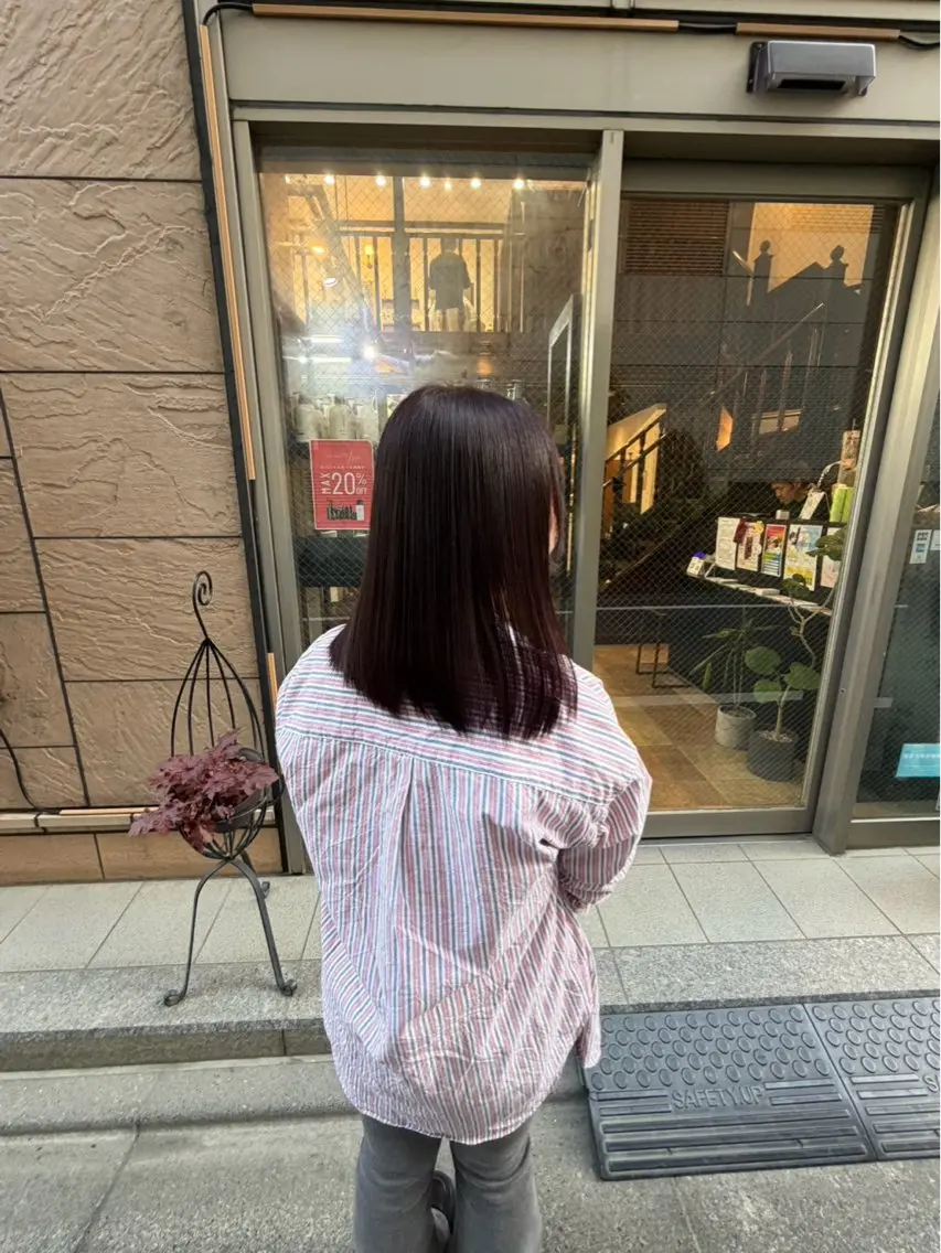 セミロング カラー セミロングパーマ カット ヘアカラー 川島穂乃香 /メンズスタイル特化のヘアスタイル