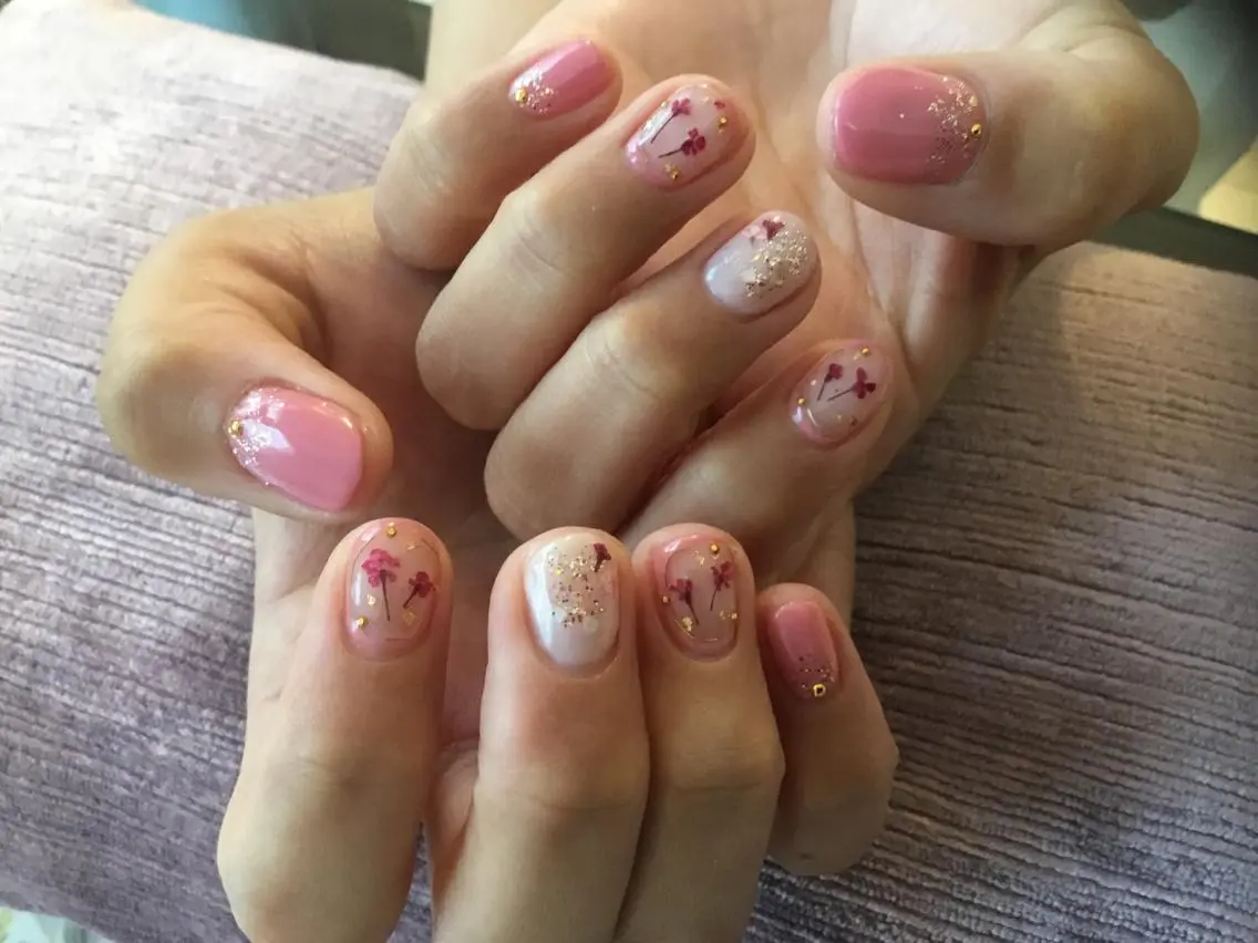 ネイル アートネイル キラキラネイル プライベートサロン jewel nailのネイルデザイン