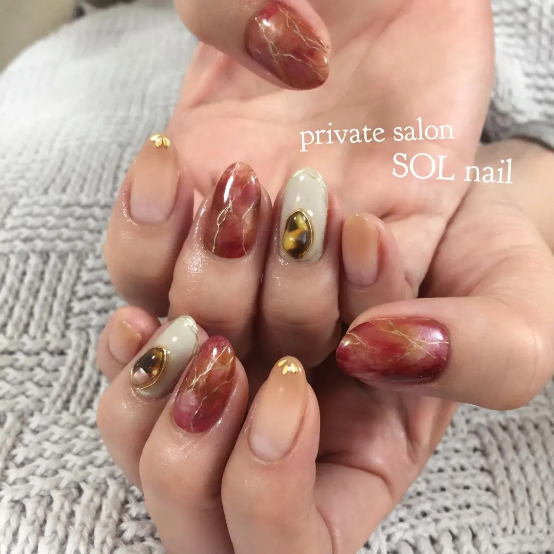 ネイル ハンドネイル SOL NAILのネイルデザイン