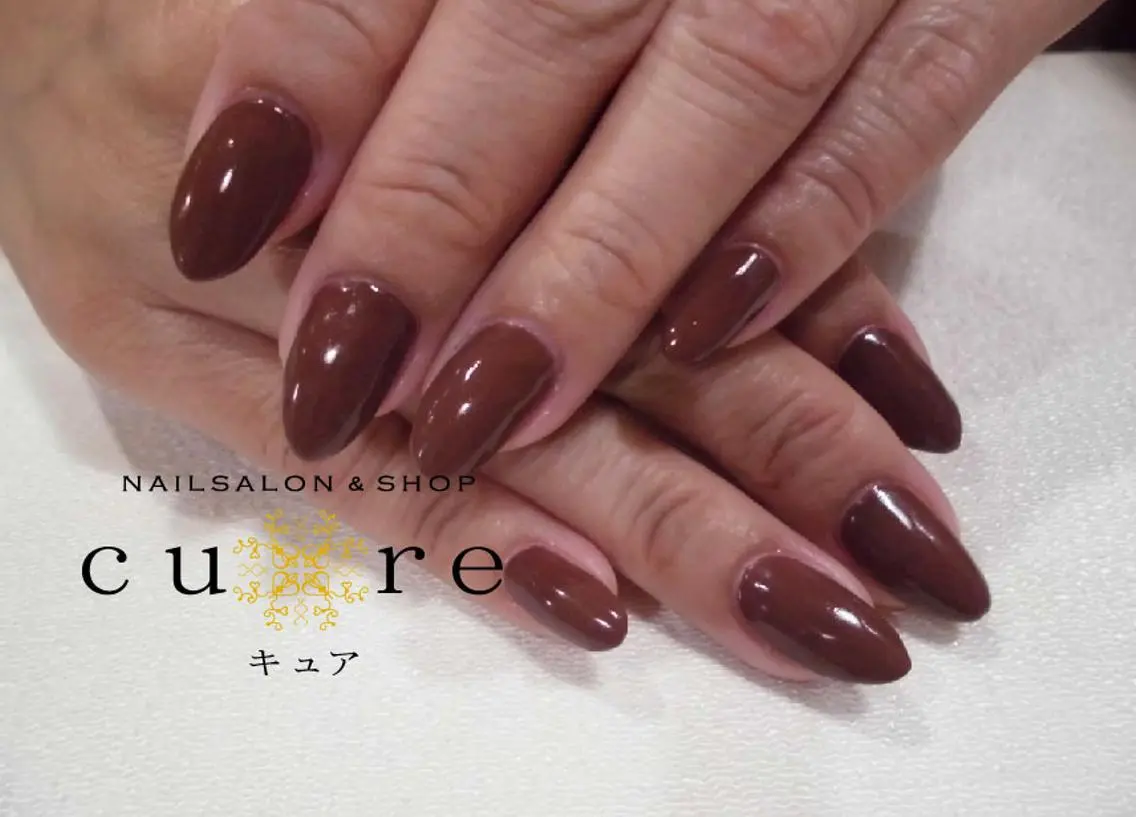 ミディアム ネイル ハンドネイル ネイルサロン Cureのネイルデザイン