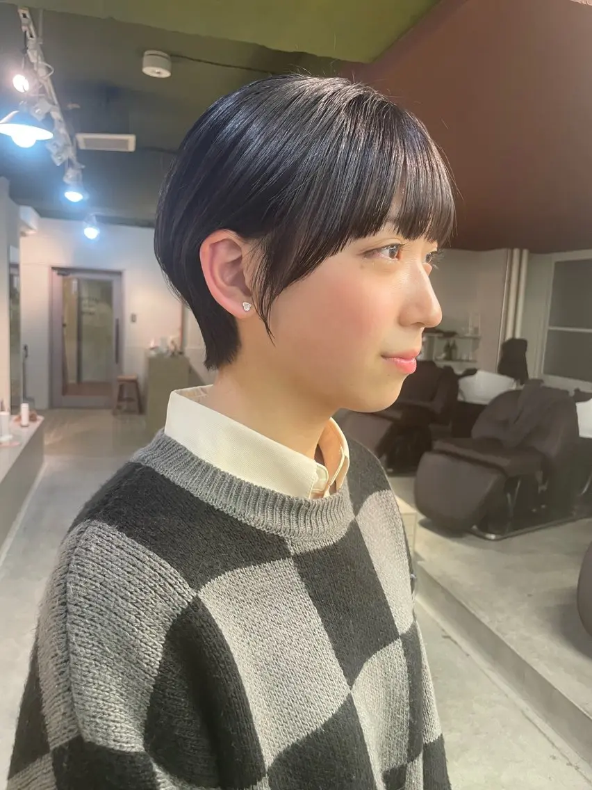 ショート ショートヘア 末永 晃久のヘアスタイル