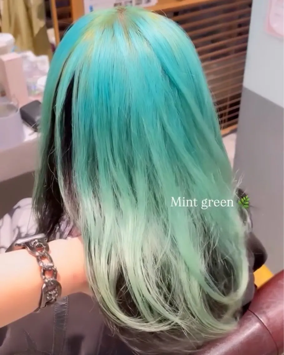 ロング カラー ヘアカラー ハイトーン、カラー 特化⟡.·すわ☁️のヘアスタイル