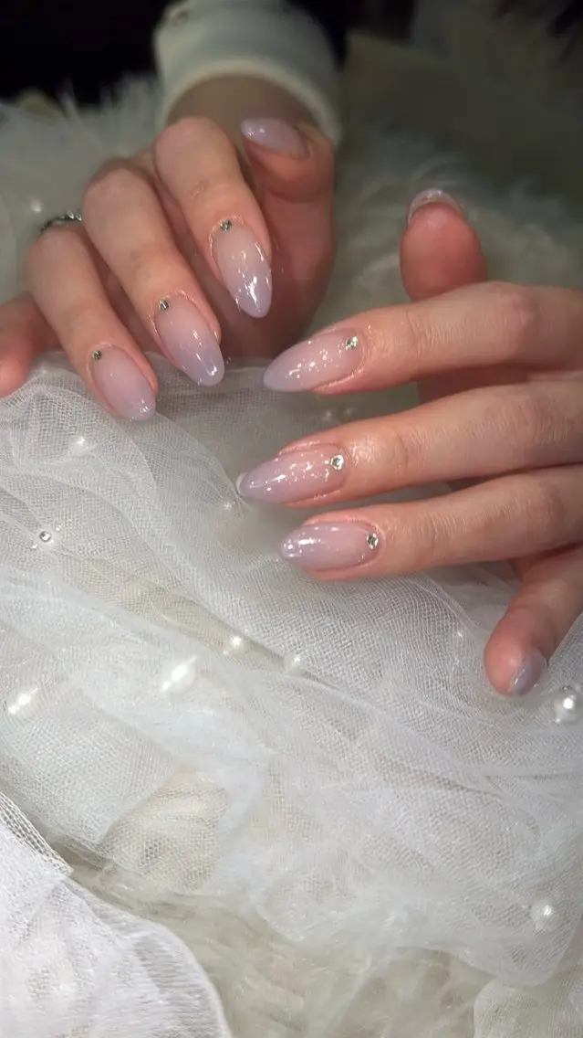 ネイル フラッシュネイル フラッシュマグ フットネイル フレンチネイル 韓国ネイル SAKU nail 作島茜のネイルデザイン