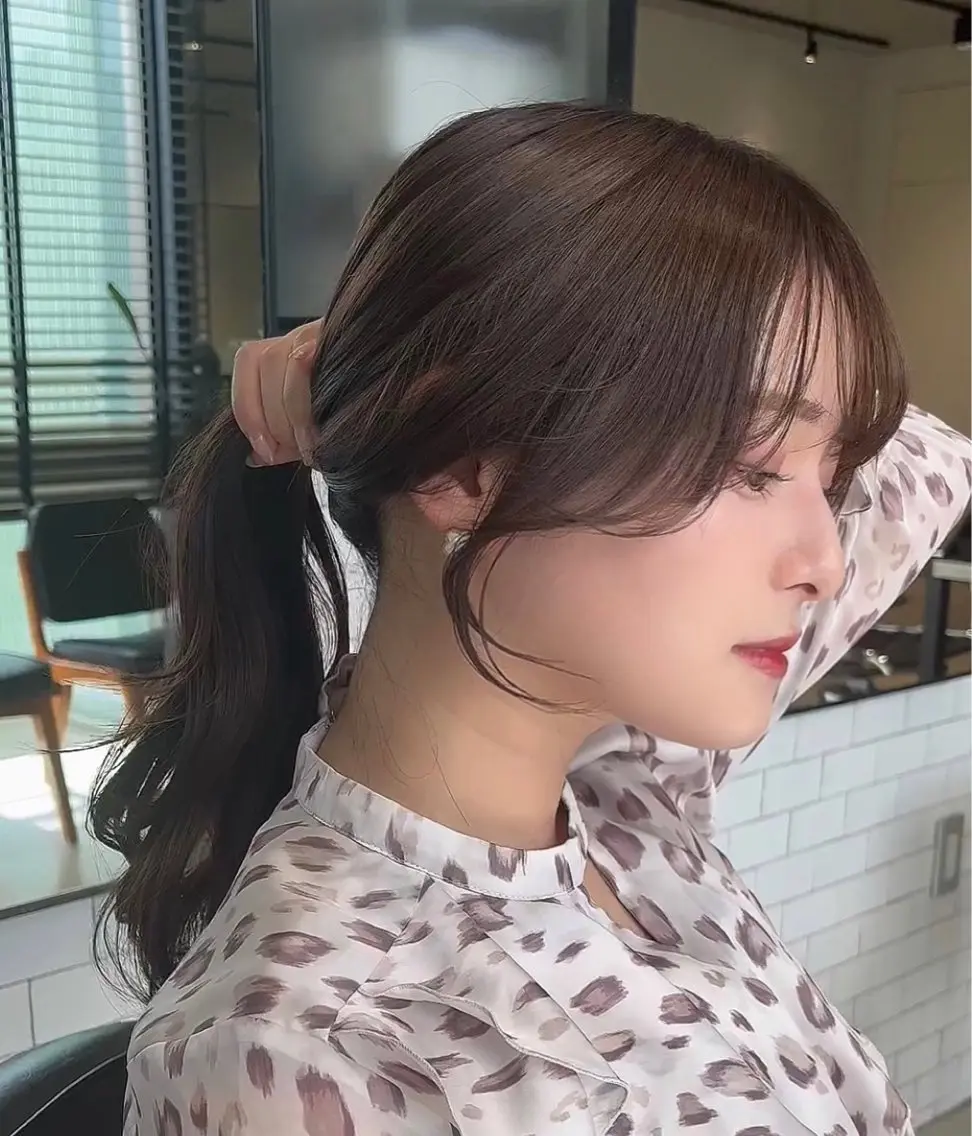 ロング カラー カット ヘアカラー トリートメント 🌫️大人韓国ヘア 🌫️naoyaのヘアスタイル