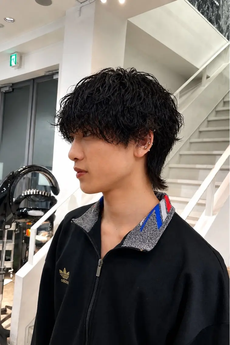メンズ メンズパーマ カット パーマ 似合わせカット/ 透明感カラー/たくみのヘアスタイル