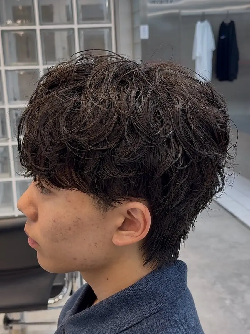 パーマ メンズ カット パーマ 川口 翔太郎（fifth）のヘアスタイル