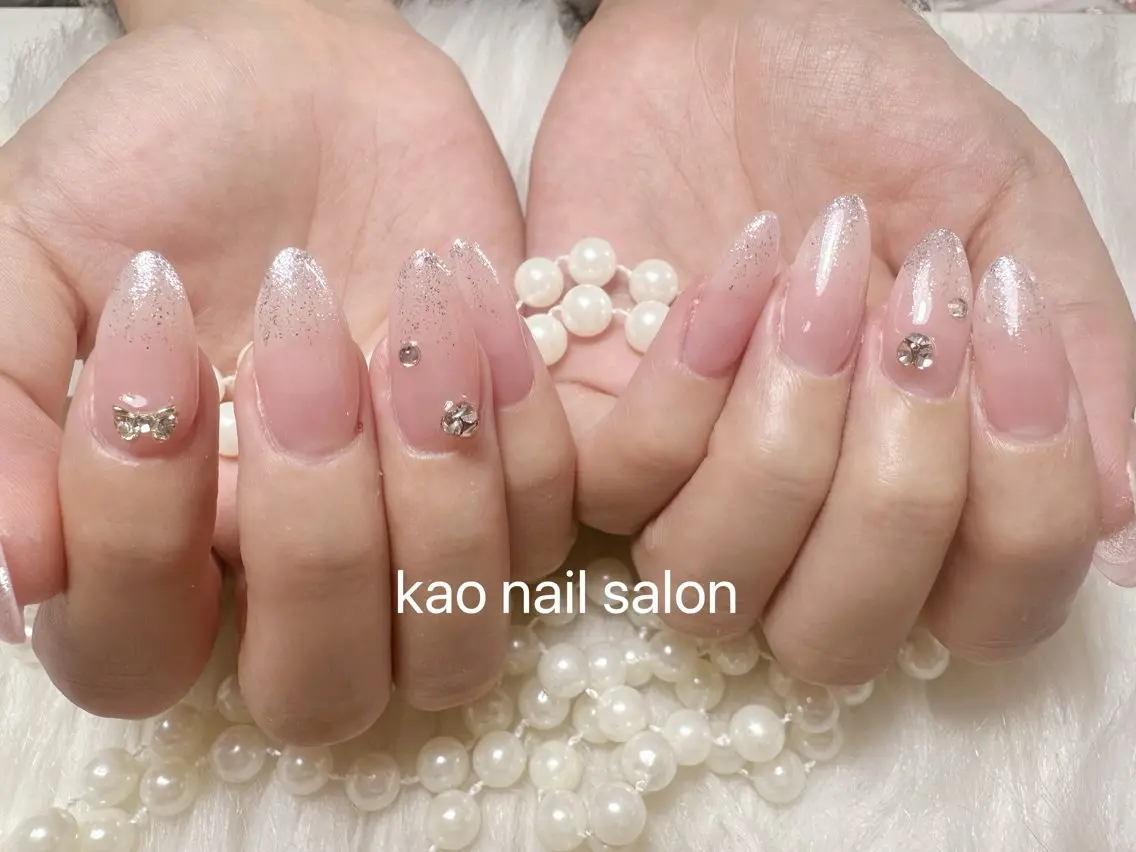 ネイル ハンドネイル kao nail マグネット/長さだしのネイルデザイン