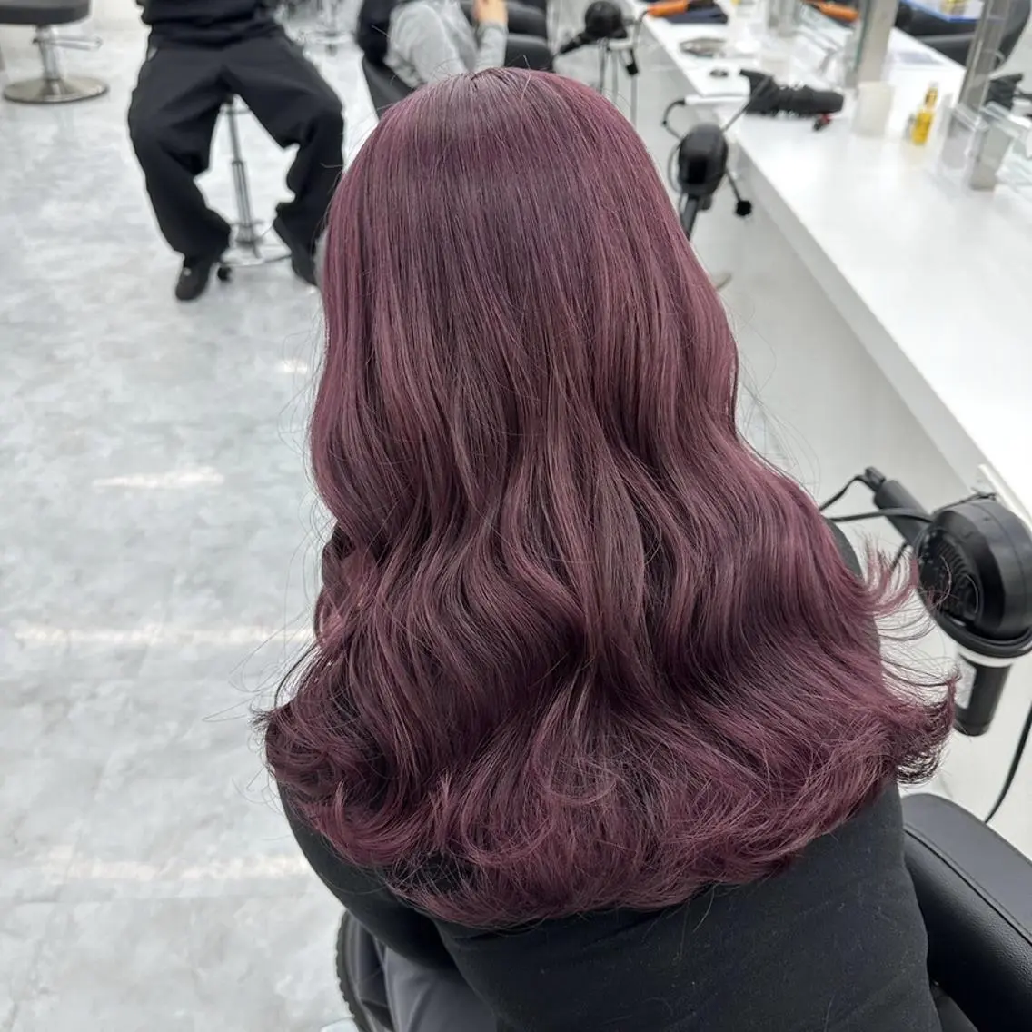 カラー ヘアカラー カット💜モデル募集 アカデミー札幌のヘアスタイル
