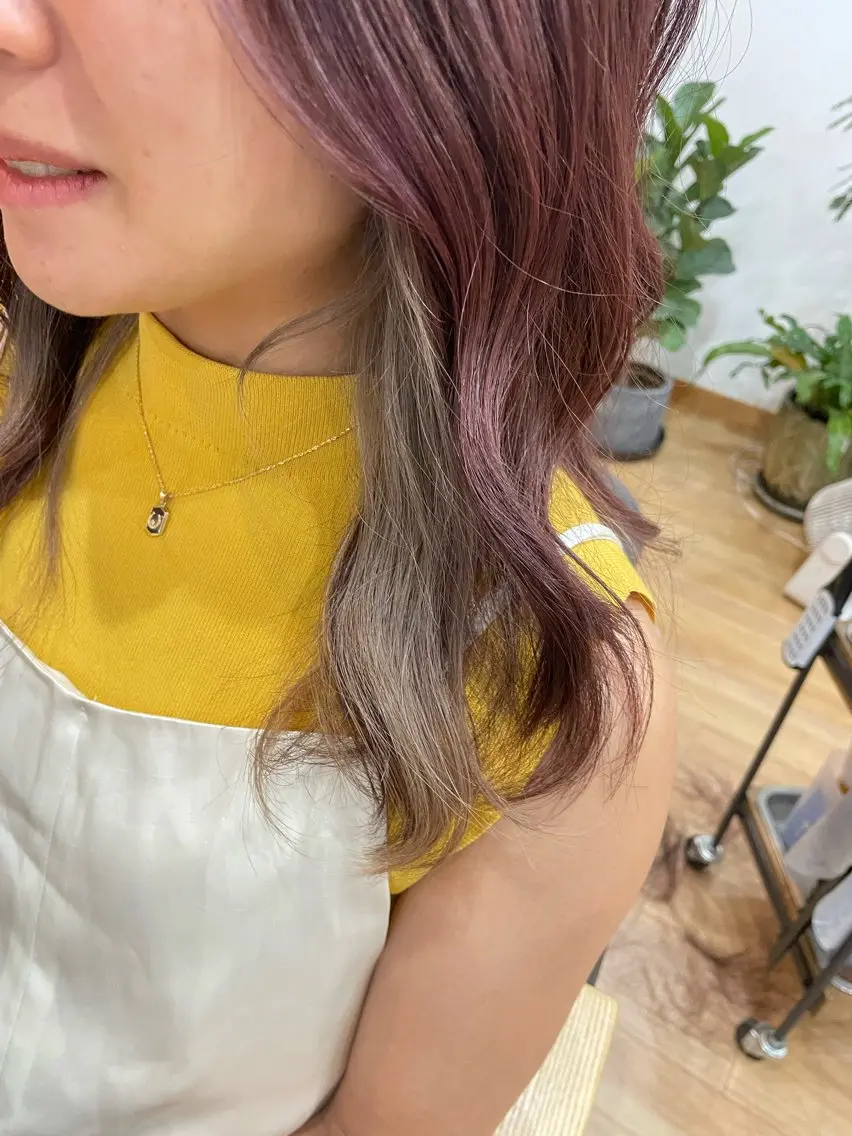 ミディアム カラー ブリーチ Era Hatsuneのヘアスタイル