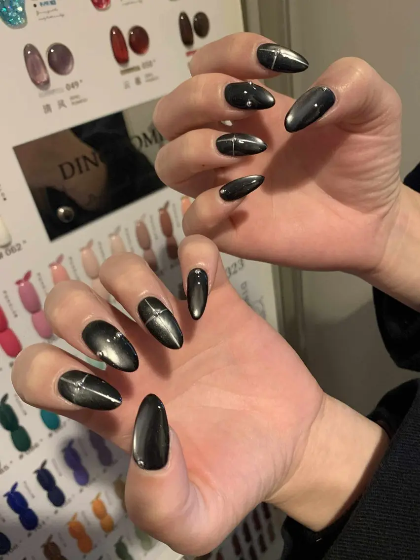 ネイル 韓国ネイル 持ち込み ニュアンスネイル ネイルチップ 冬ネイル LISA ANA.CHUOのネイルデザイン