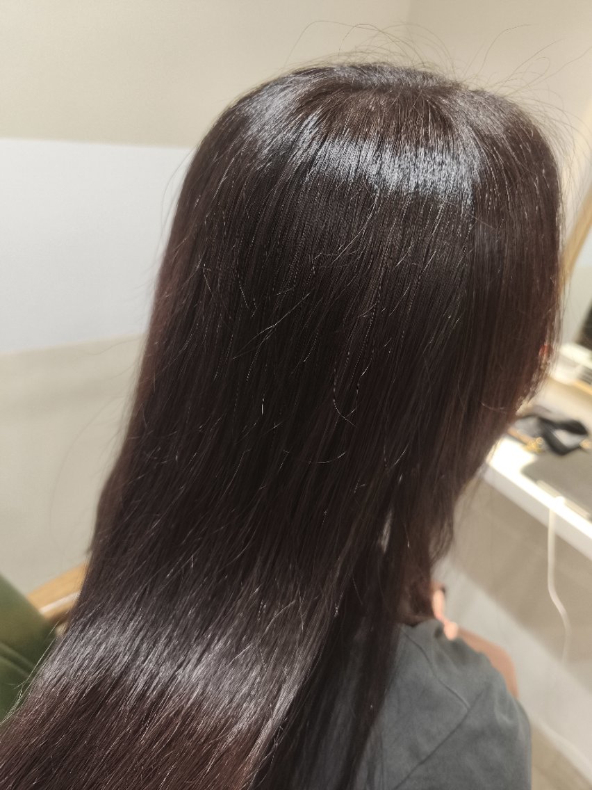 ロング ロング ヘアカラー トリートメント 木村 友恵のヘアスタイル