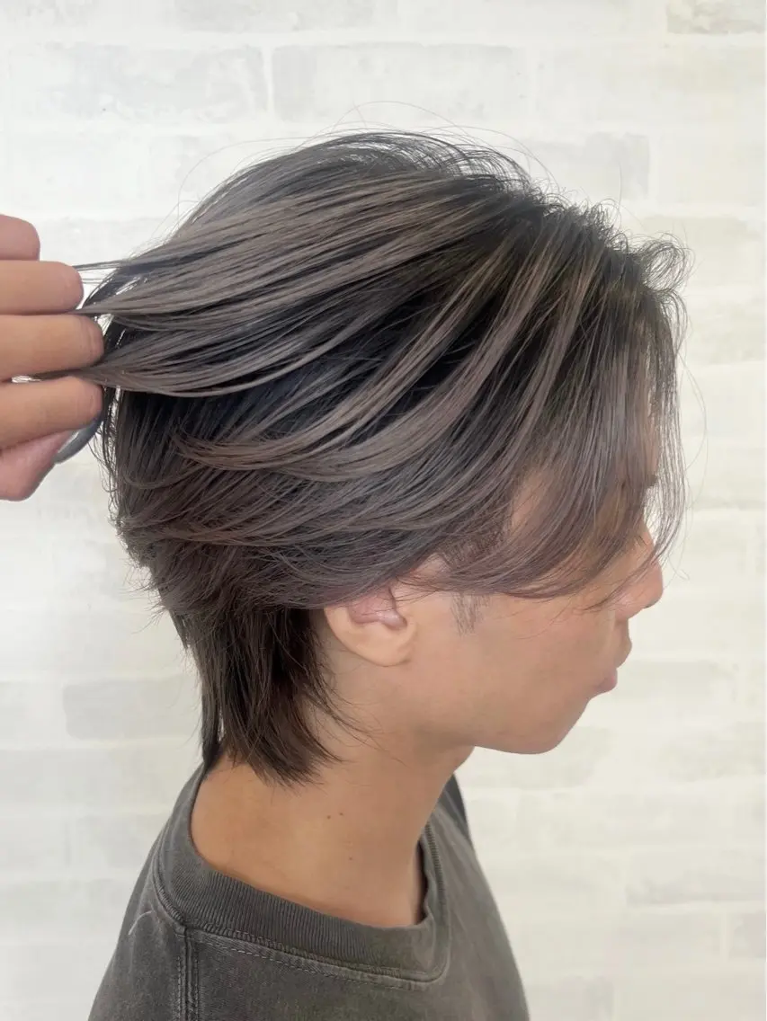 カラー メンズ 顔周りカット/透明感 カラー🤍大塚蛍のヘアスタイル