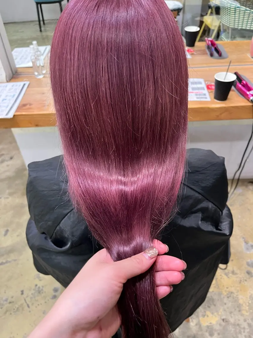 ロング i sのヘアスタイル