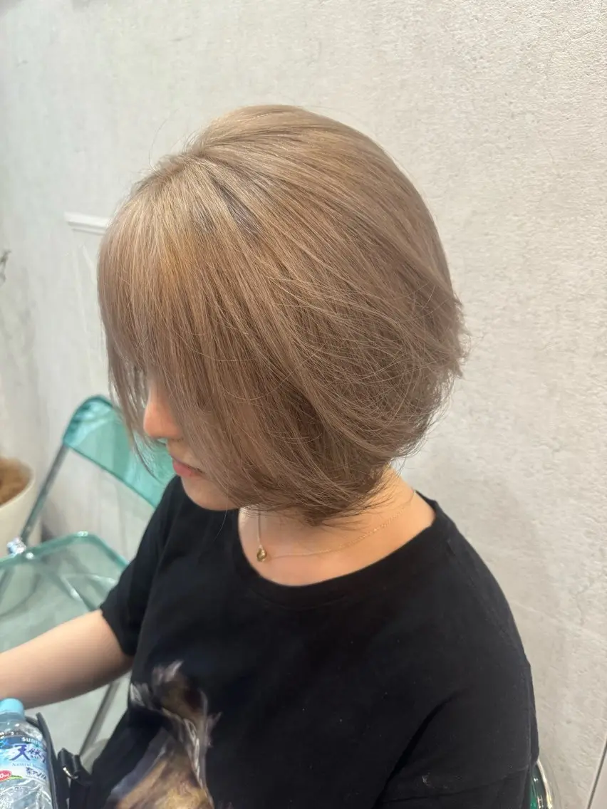 ショート カラー ヘアアレンジ ヘアカラー 最新艶髪トレンド¦ ヘア¦miyu🐒♡のヘアスタイル