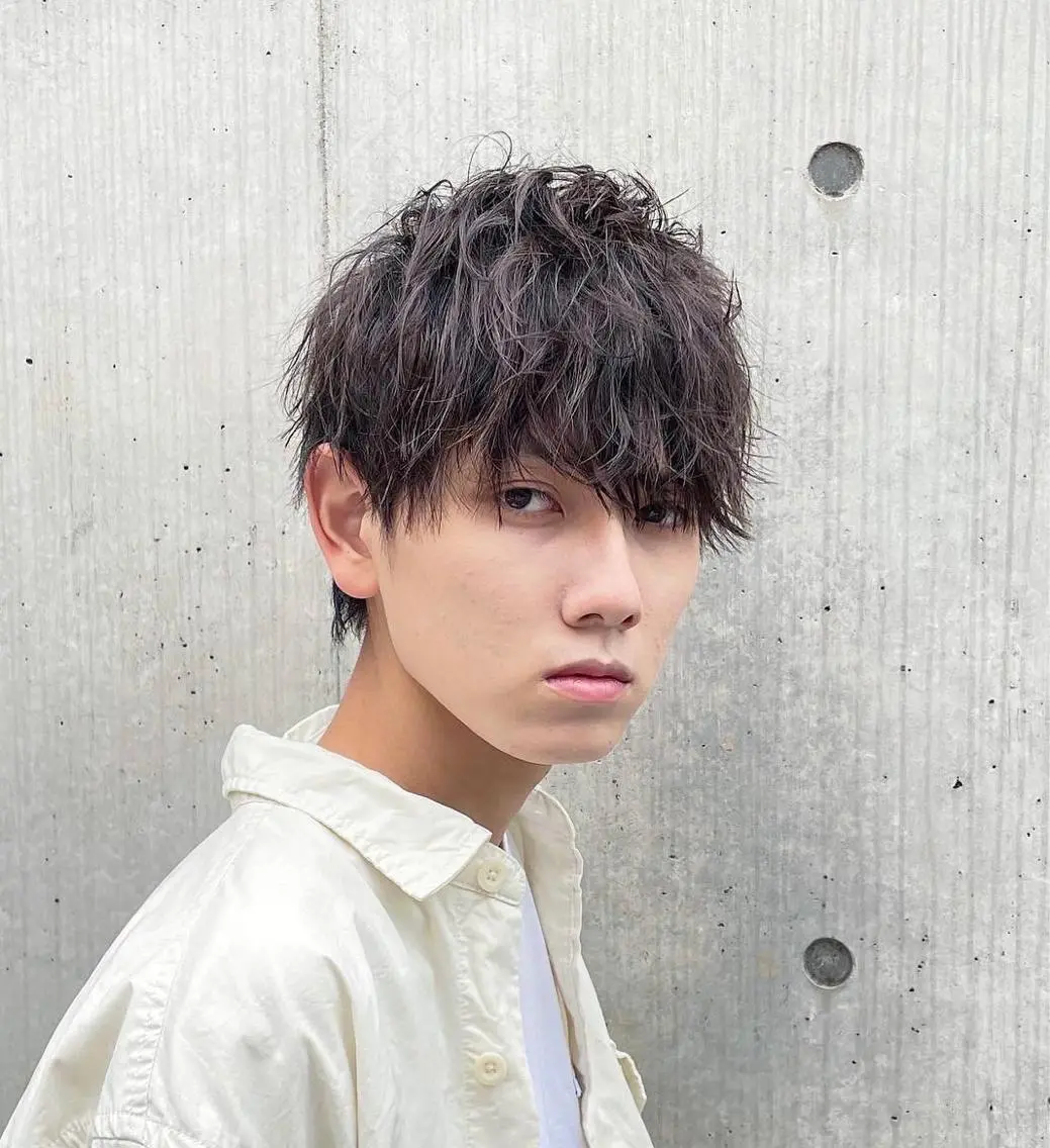 パーマ ヘアアレンジ メンズ マッシュ メンズパーマ ニュアンスパーマ カット トリートメント ヘッドスパ ヘアセット 艶カラー✨縮毛矯正✨ 翁長孝輔のヘアスタイル