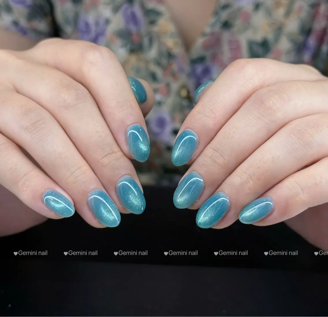ネイル マグネットネイル Gemini nail.Yukiのネイルデザイン