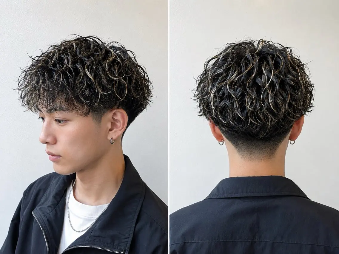 カラー パーマ メンズ men's LADIXのヘアスタイル
