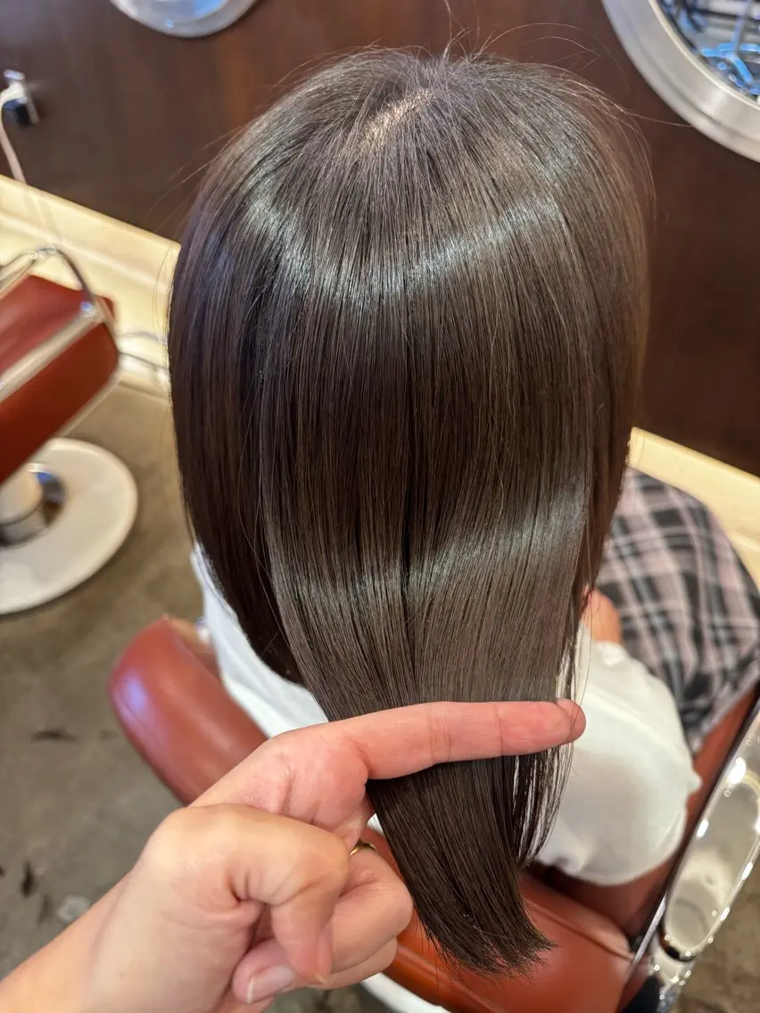 カラー カット ヘアカラー トリートメント 髪質改善/艶髪/ 木山ゆかりのヘアスタイル