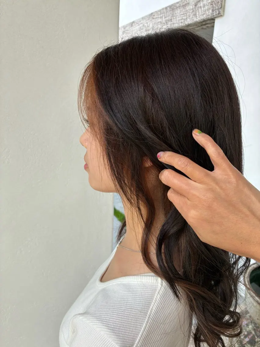 ロング カット ヘアカラー 清水 美香のヘアスタイル