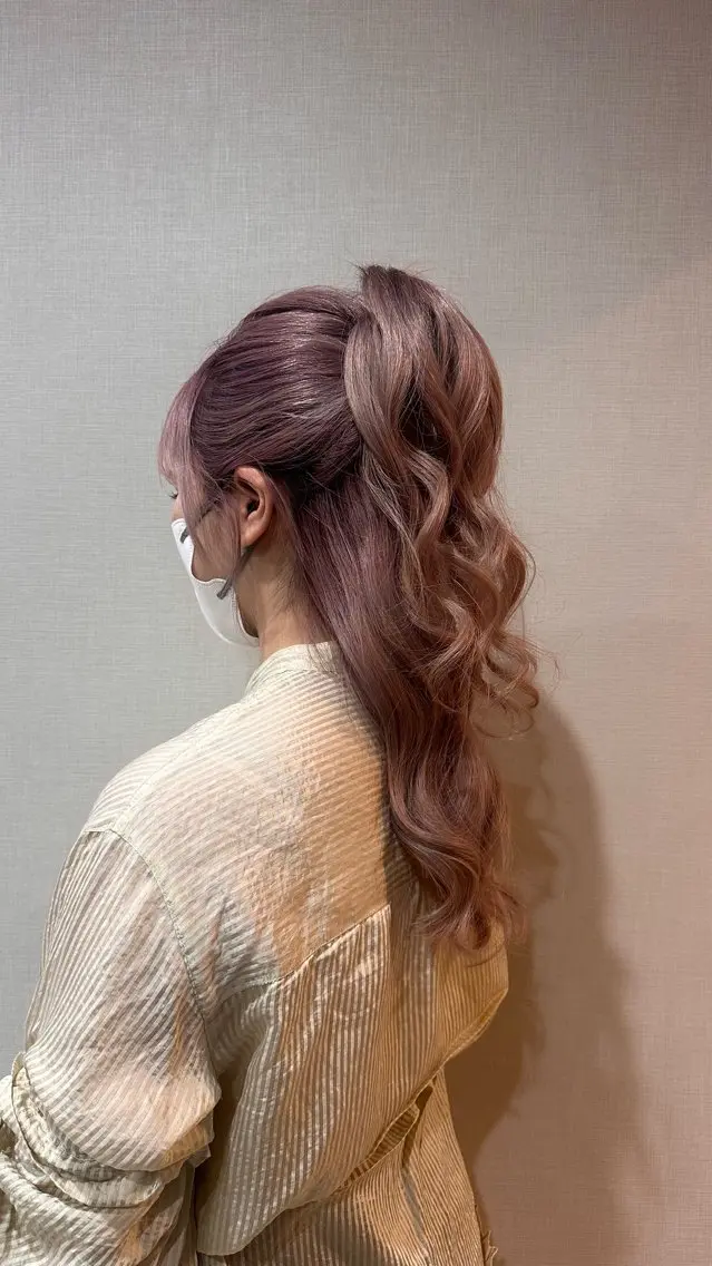 ♡お出かけまえのヘアセット♡営業時間外でもリクエストから予約ok💖の写真