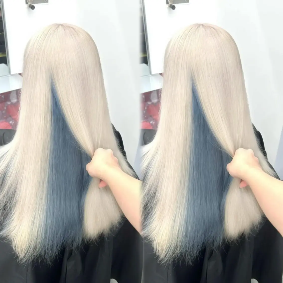 カラー デザインカラー ハイトーンカラー ヘアカラー PELEmana🎀 透明感🤎ᩚワンホンのヘアスタイル