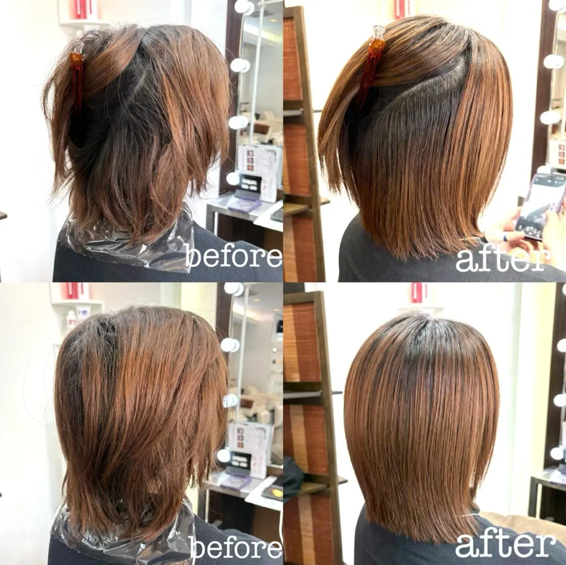 ミディアム カット トリートメント 美髪育成salon 髪質改善 FORMAのヘアスタイル