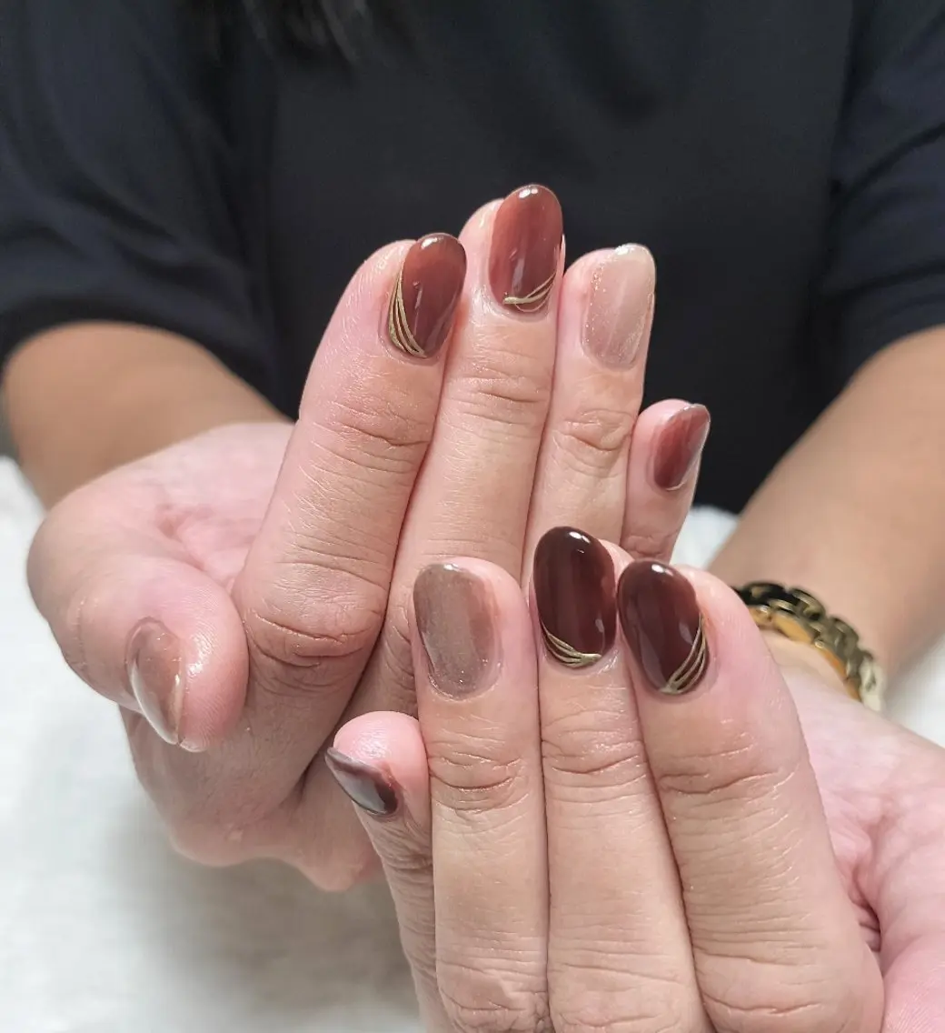 ネイル アートネイル シンプルネイル 斉藤 恵美のネイルデザイン
