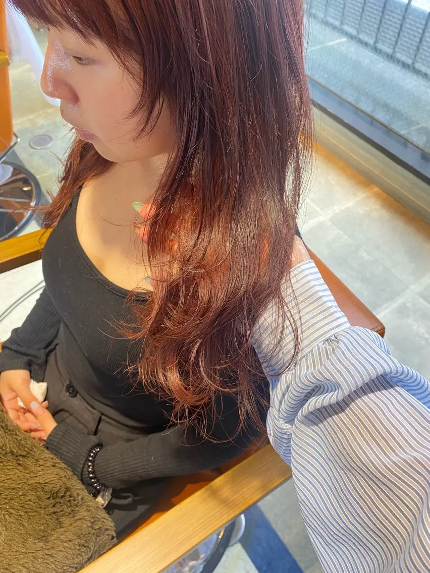 ロング 🩵盛れる顔周りヘア EMI🩵のヘアスタイル